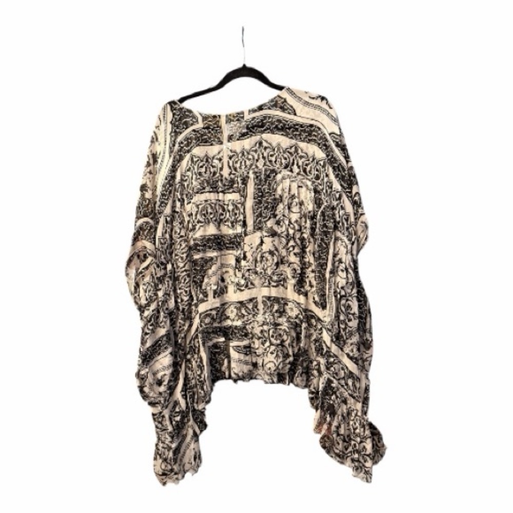 Johnny Was Black and White Patterned Top